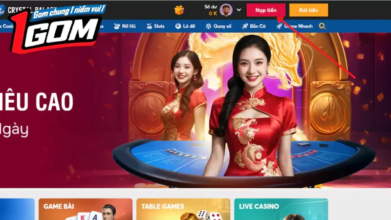 Hướng dẫn gamer cách nạp tiền tại Bong88 